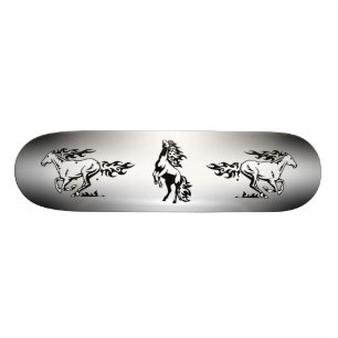 Skateboard med hästar bräda 19,5 cm