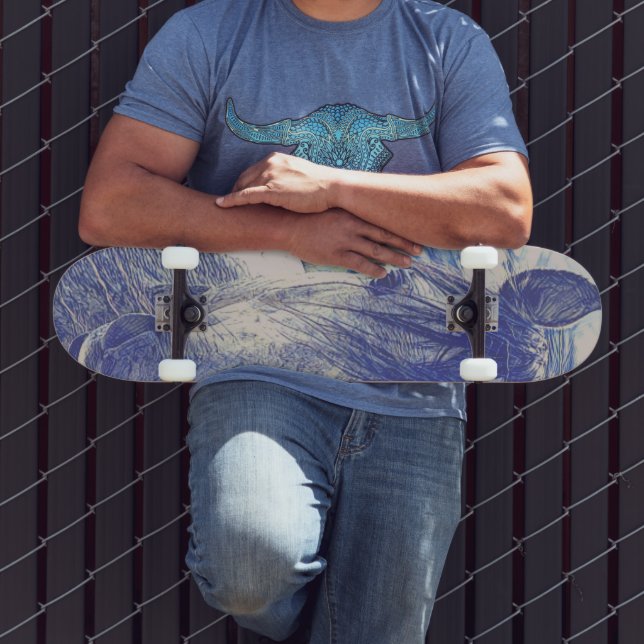 Skateboard med hästbild (Utomhus 3)