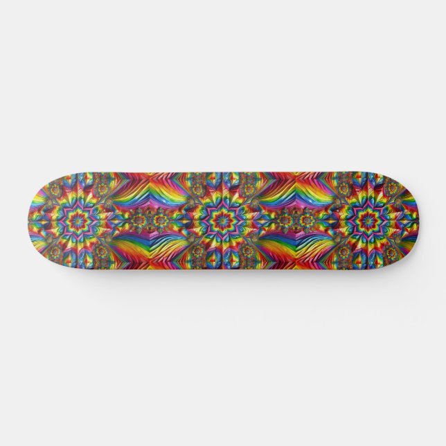 Skateboard med HBTQ-färger Design (Horz)