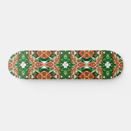 Skateboard med Irlands Färg Design