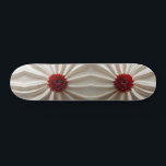 Skateboard med japanase Färg Design<br><div class="desc">Förbättra din körning med den här dynamiska skateboard som innehåller Japan Färg. Konstruktionen visar en slående röd krysanthemum i mitten, omgiven av en mjuk vit satin-slöja som symboliserar den japanska kulturens elegans och skönhet. Den här unika designen ge är en skateboard som är en konstnärlig, kulturell fläkt som är perfekt...</div>