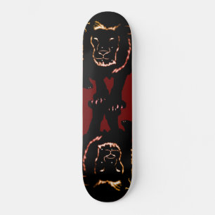 Skateboard med Lejon