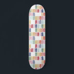 Skateboard med ljusfärgad vågsfärg<br><div class="desc">Perfekten är ljusa färger med de här vattenfärgsjuvelerna i roligten på den här leksaksbordet.</div>