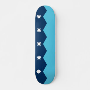 Skateboard med Minnesotas flagga, USA