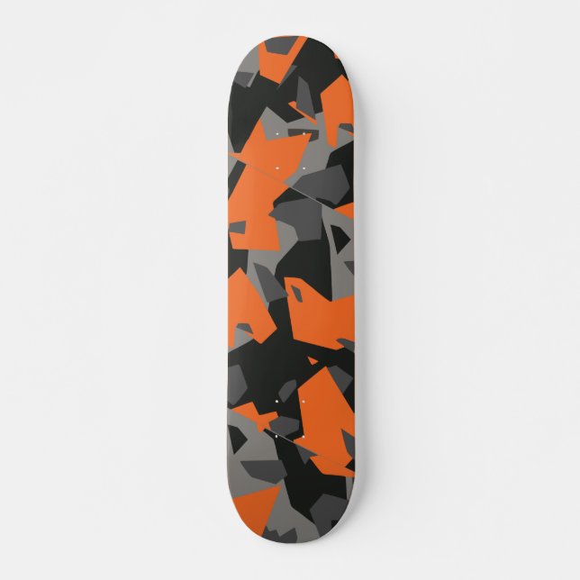 Skateboard med mycket Coola och färgade former (Framsida)
