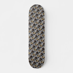 Skateboard med mycket Coola och färgade former