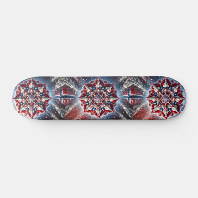 Skateboard med norska Färg design (Horz)
