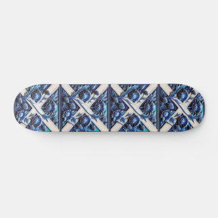 Skateboard med Scottish Thistles Design