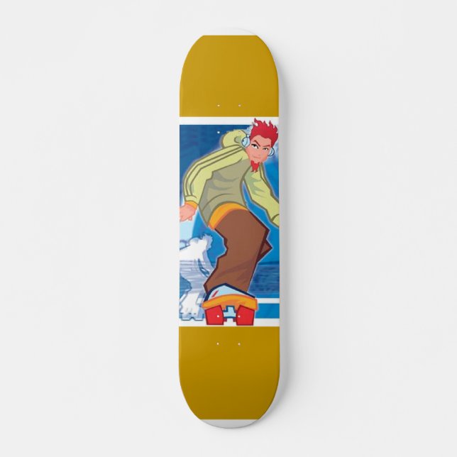 Skateboard med Skater (Framsida)