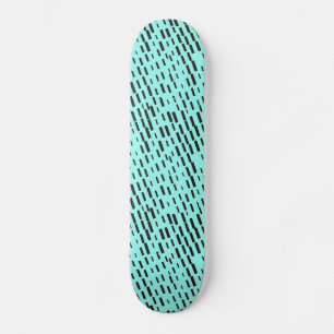 Skateboard med svart abstrakt.