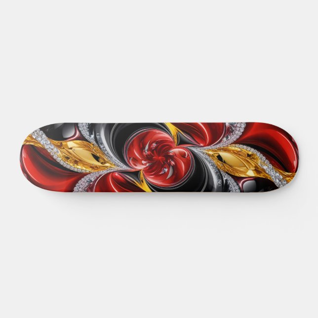 Skateboard med tyska Färg-design (Horz)
