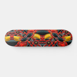 Skateboard med Tyskland Färg Design