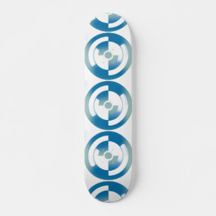 Skateboard med vridna Abstrakter Bräda 19,5 Cm