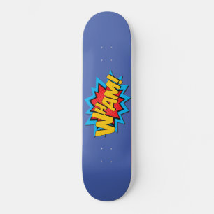Skateboard! medelblått mini skateboard bräda 18,5 cm