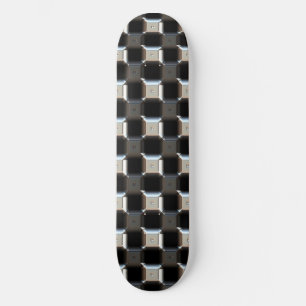 Skateboard Metall Mönster 1