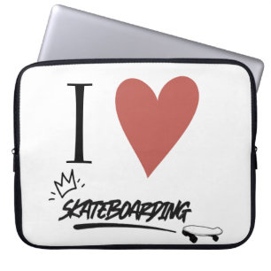 Skateboard Modern I kärlek, skateboarding Fodral-M Laptop Fodral