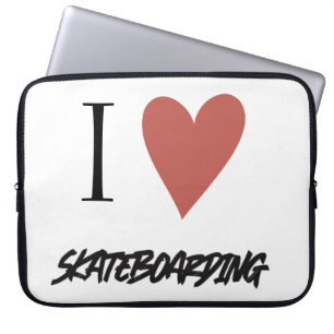 Skateboard Modern I kärlek-skateboarding Laptop Fodral