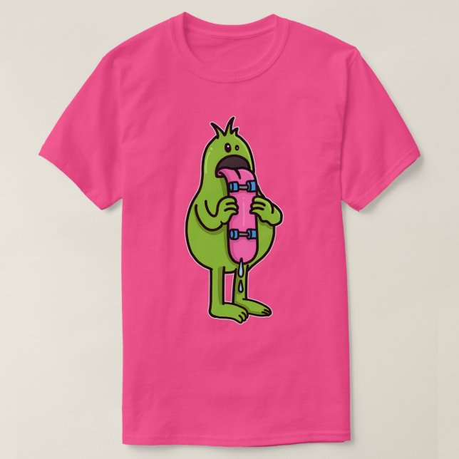 Skateboard Monster Big Tunga Skateboarding Gift 1 T Shirt (Design framsida)