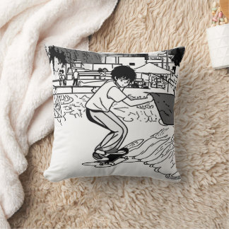 Skateboard Moves - Young Skateboarder Kudde