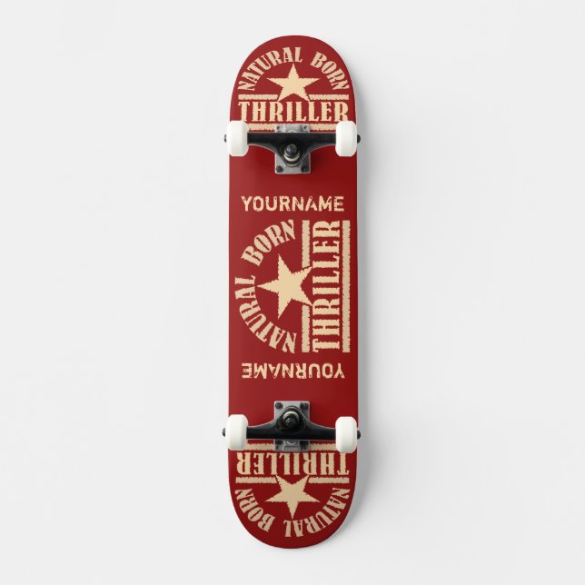 Skateboard Natural Born Thriller anpassningsbar Bräda 19,5 Cm (Framsida)