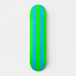Skateboard Neon Lime Green och Teal Blue Rand