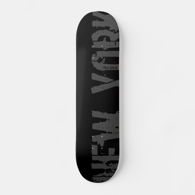 Skateboard New York - Black Urban Stil (Framsida)