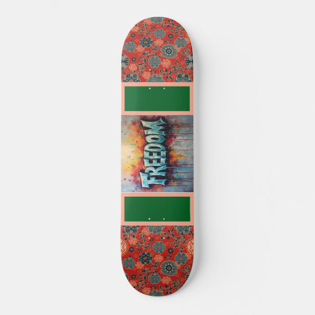 Skateboard nr 2 i FREEDOM (Framsida)