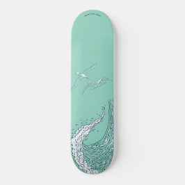 Skateboard, Ocean Skateboard, Sea, Oceanien, Ocean Mini Skateboard Bräda 18,5 Cm