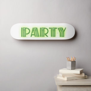 Skateboard One Simple Ord Party!