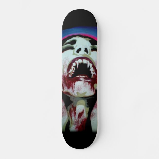 Skateboard "Pain of Acceptance" (Vampire) Bräda 20,5 Cm (Framsida)