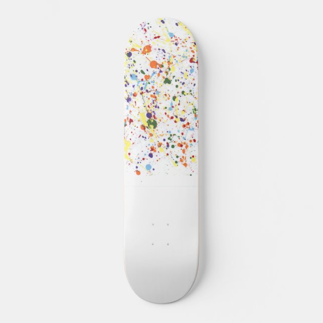 Skateboard "Paint Splatter" Bräda 20,5 Cm (Framsida)