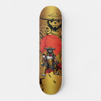 Skateboard Panda samouraï