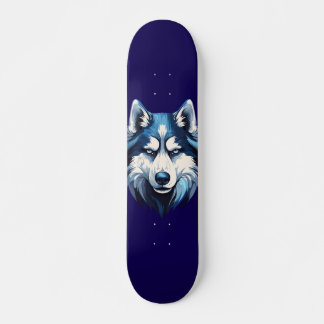 Skateboard Perro con actitud agresiva