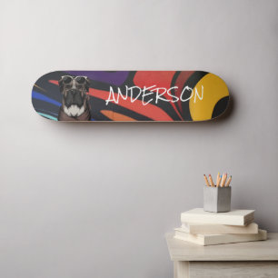 Skateboard Personlig Graffiti hund