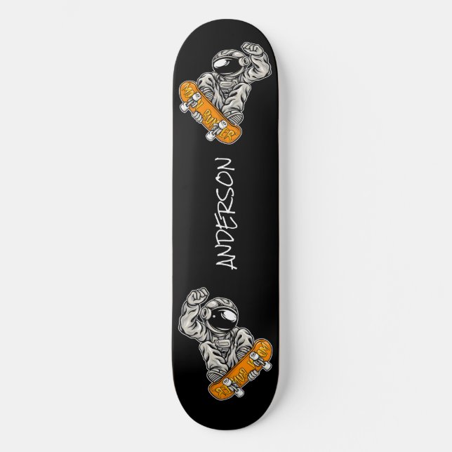 Skateboard Personlig Måne Springer (Framsida)