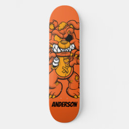 Skateboard Personlig Orange Ted Zombie