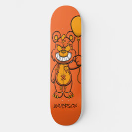 Skateboard Personlig Orange Teddy Zombie