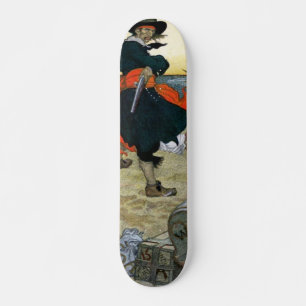 Skateboard pirat bräda 21,5 cm