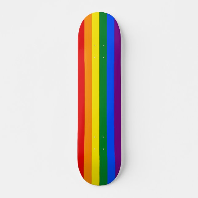Skateboard Pride Flagga (Framsida)