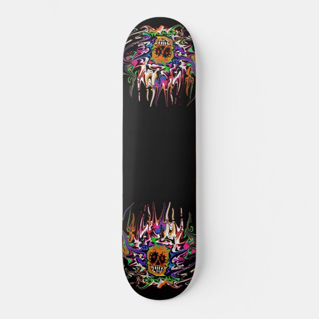 Skateboard Psycho Döskallars Bräda 20,5 Cm (Framsida)
