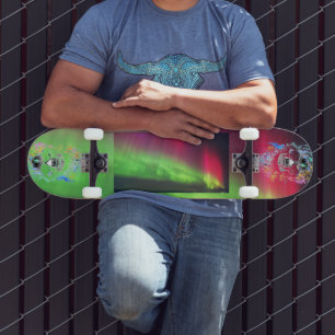 Skateboard, Quezalcoatal solstrålar Mini Skateboard Bräda 18,5 Cm
