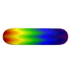 Skateboard - regnbågen vinkar bräda 20 cm