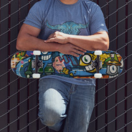 Skateboard - Roligt Urban Street Art