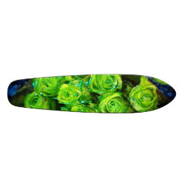 Skateboard Romantic Kärlek Grönt Glitter Ro