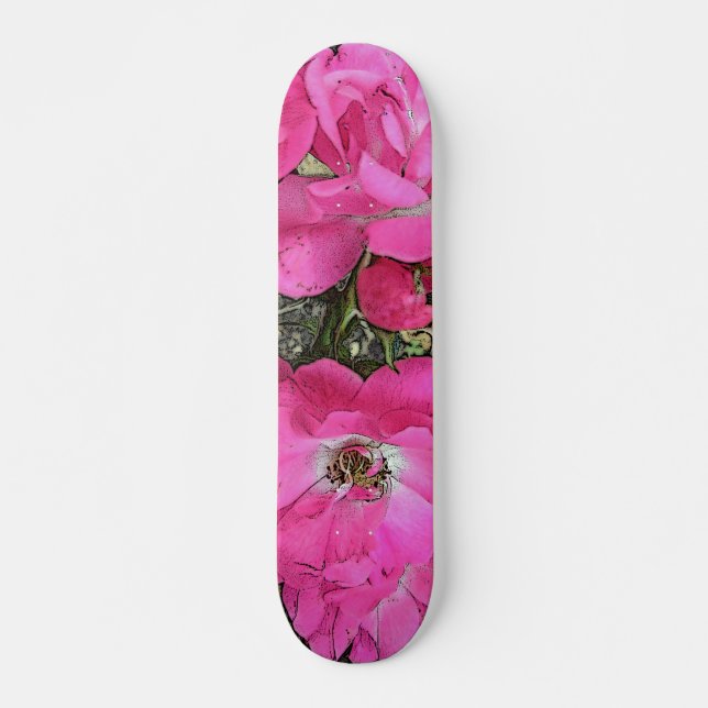 Skateboard rosa Ro (Framsida)