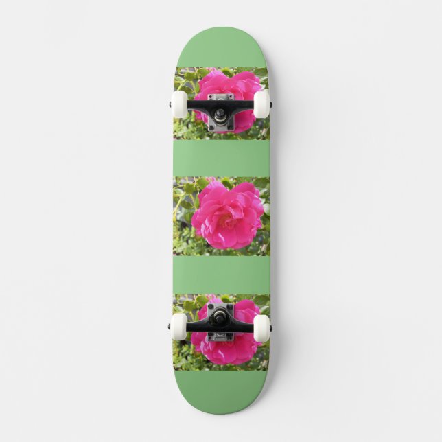 Skateboard rosa ros (Framsida)