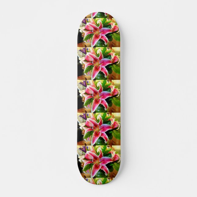 Skateboard rosa stargazer bräda 21,5 cm (Framsida)
