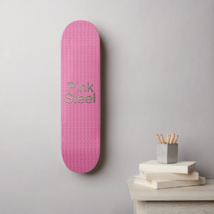 Skateboard rosa Steel