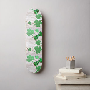 Skateboard saint patrick