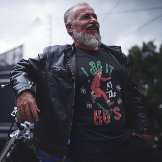Skateboard Santa I gör det för Ho's underbara Jula Lång Ärmad Tröja (Skapare uppladdad)